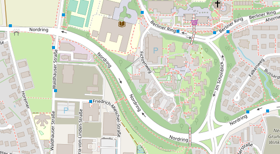 Branchen-Partner auf Satellitenbild
