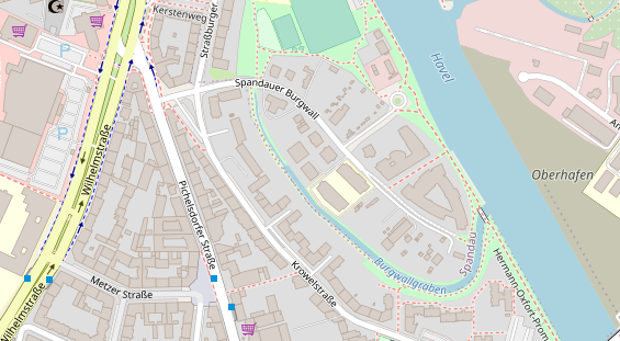 Branchen-Partner auf Satellitenbild