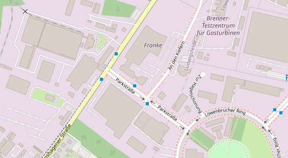 Branchen-Partner auf Karte