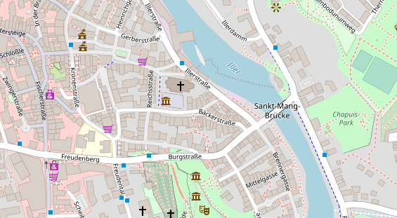 Branchen-Partner auf Satellitenbild