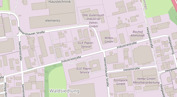 Branchen-Partner auf Karte