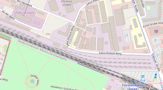 Branchen-Partner auf Satellitenbild