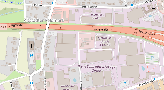 Branchen-Partner auf Karte