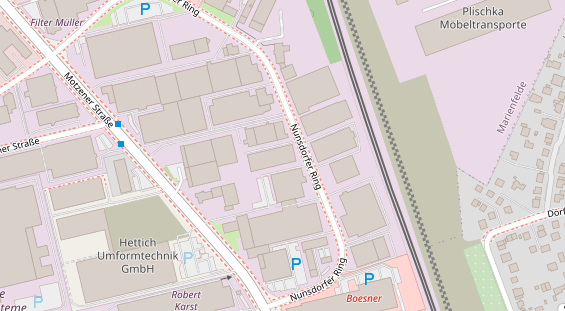 Branchen-Partner auf Satellitenbild