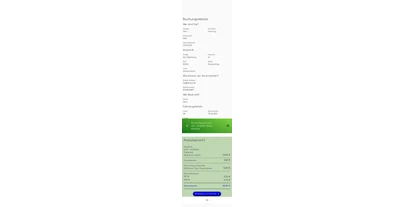 Camping - Lebensmittel - Alle Buchungsdetails und der Rechnungspreis werden angezeigt - direst GmbH
