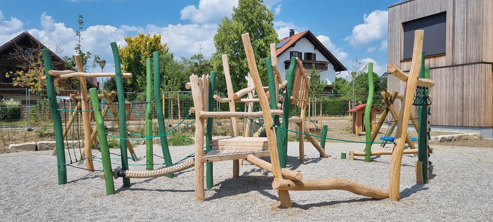 Camping - Handel & Verbrauch - Deutschland - Spielplatz Klettergerüst - Klingl Spielgeräte