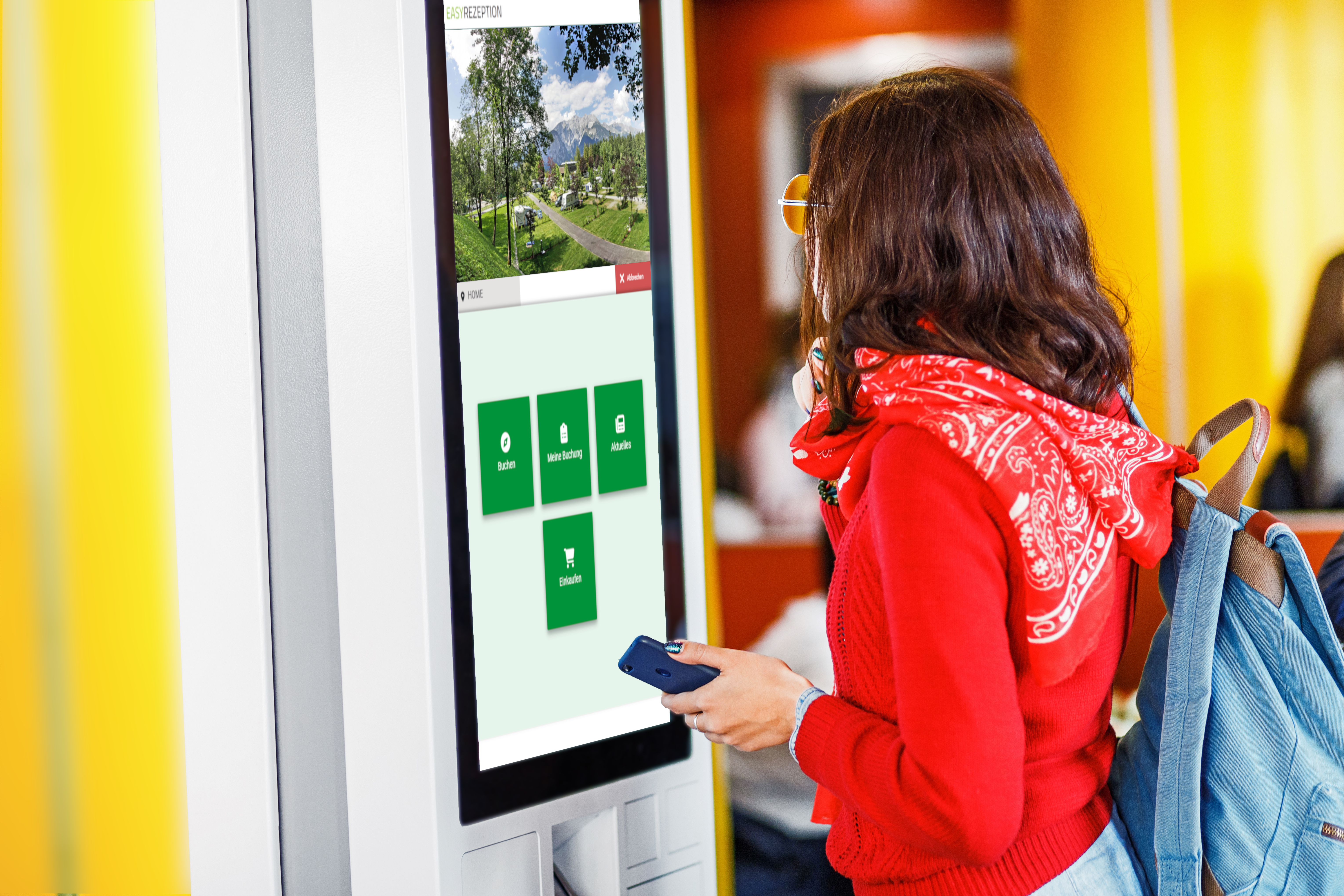 Camping - Österreich - Terminal-Lösung EASYREZEPTION - EASYCAMP | AGILA Group